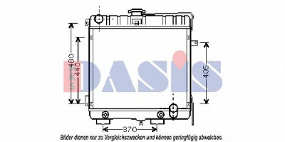 AKS DASIS 130630n -  Радиатор, охлаждение двигателя